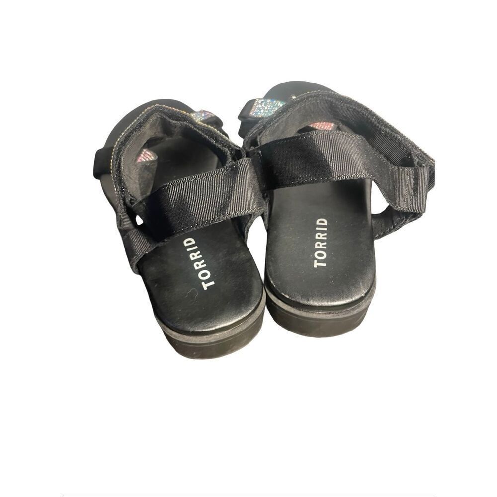 Torrid Rhinestone Rainbow Tech Sandals NWOB - Picture 7 of 7